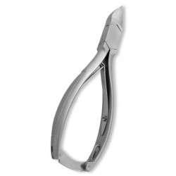 Nail Cutter, Double Spring W/Lock. Mirror Finish.